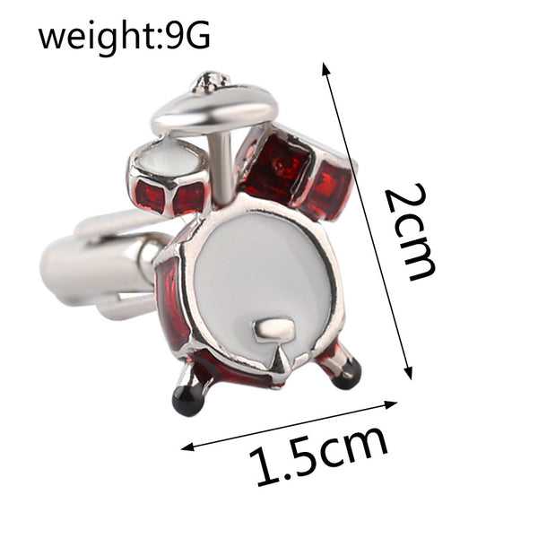 Musical Band Drum Cuff Links
