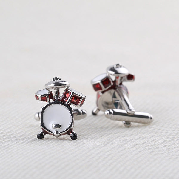 Musical Band Drum Cuff Links