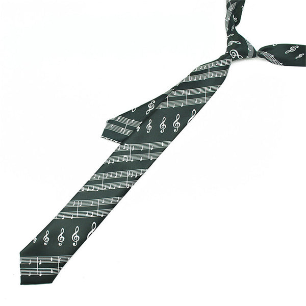 Fashion Music Note Men's Tie