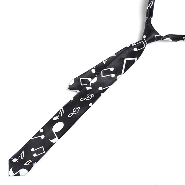 Fashion Music Note Men's Tie