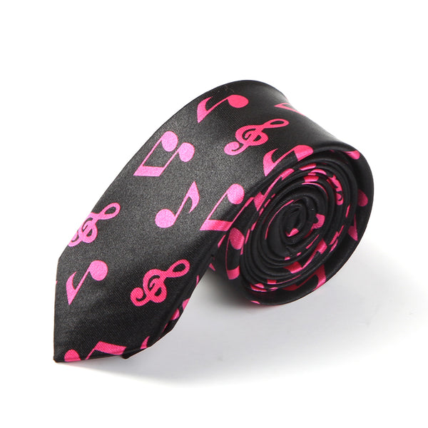 Fashion Music Note Men's Tie