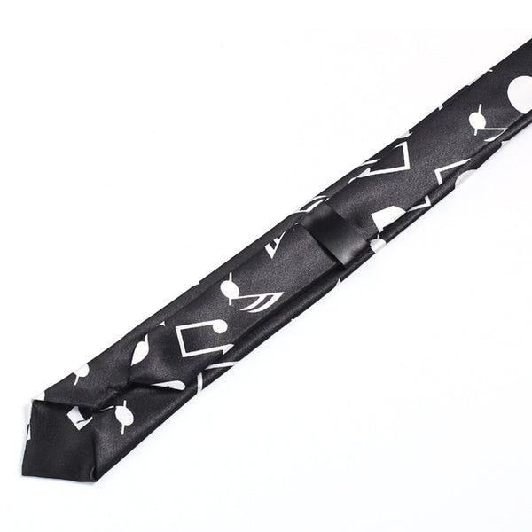 Fashion Music Note Men's Tie