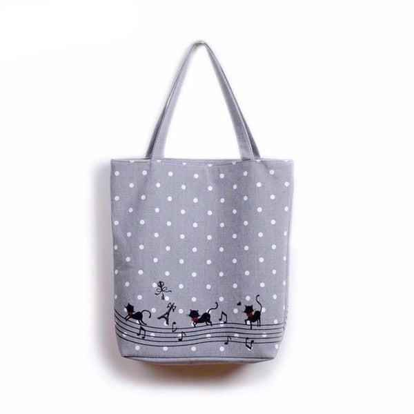 Cute Cartoon Music Cats Handbag