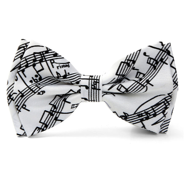 Music Score Mix Bow Tie