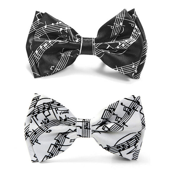 Music Score Mix Bow Tie