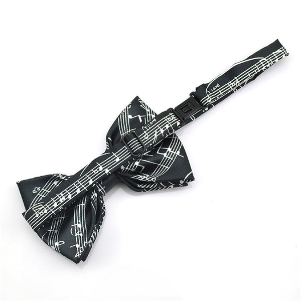 Music Score Mix Bow Tie