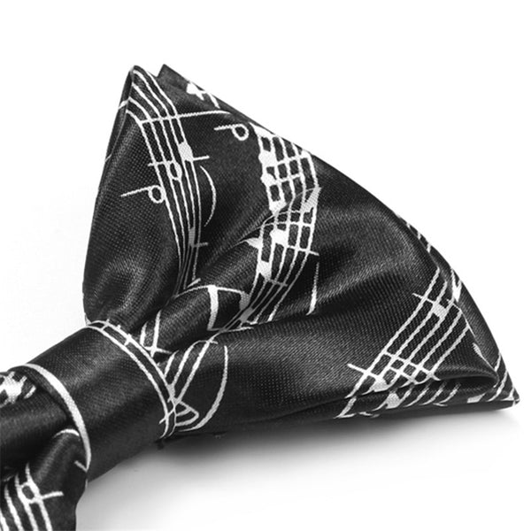 Music Score Mix Bow Tie