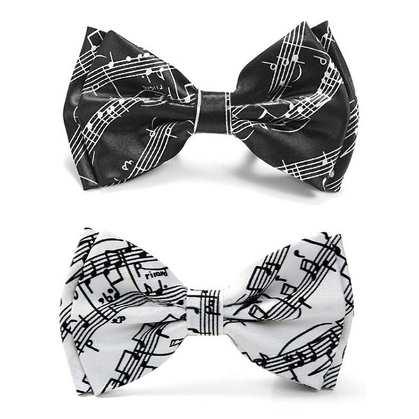 Music Score Mix Bow Tie