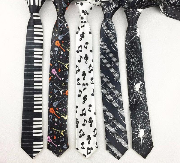 Classic Fashion Music Themed Tie