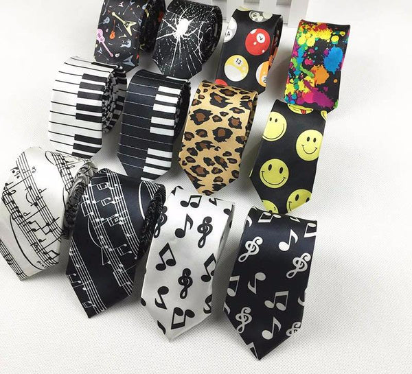 Classic Fashion Music Themed Tie