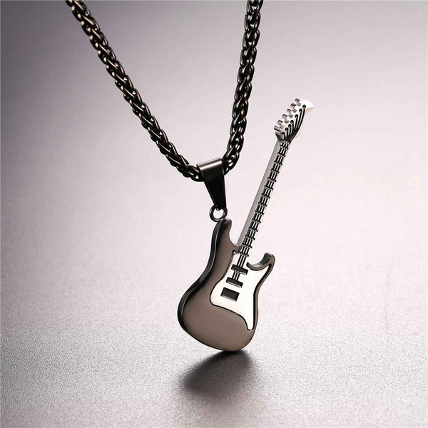 Electric Guitar Punk Rock Necklace