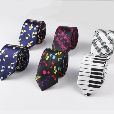 Music Themed Men's Fashion Necktie