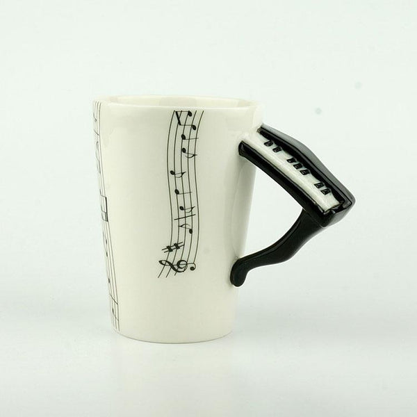 Piano Ceramic Coffee Cup