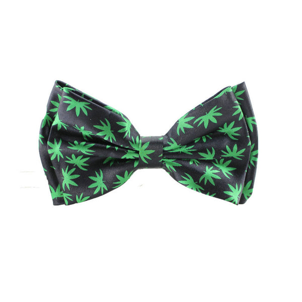 Music Pattern Two-layer Bow Tie