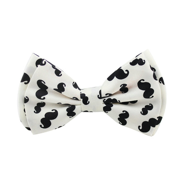 Music Pattern Two-layer Bow Tie