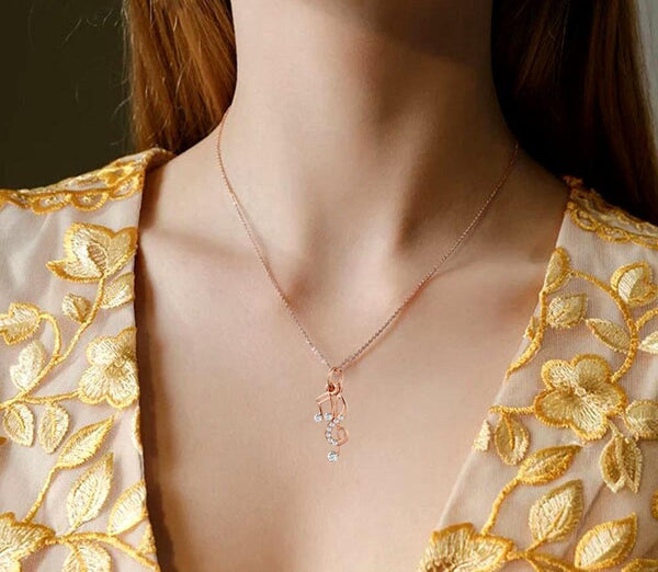 Trendy Music Necklace