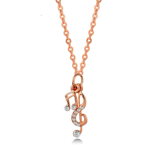Trendy Music Necklace