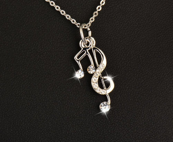 Trendy Music Necklace
