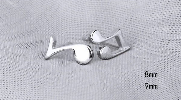 Lovely Musical Note Shaped Earrings