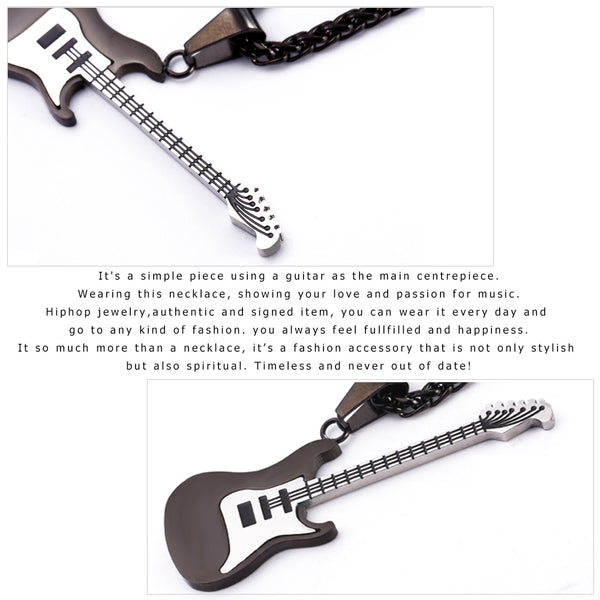 Fashion Guitar Necklace for Men