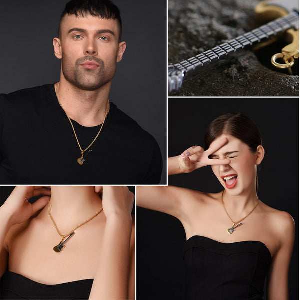 Fashion Guitar Necklace for Men