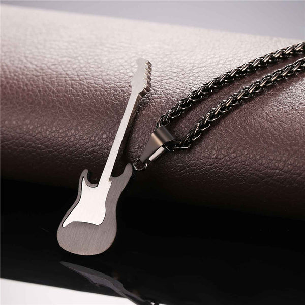 Fashion Guitar Necklace for Men