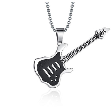 Trendy Punk Guitar Necklace