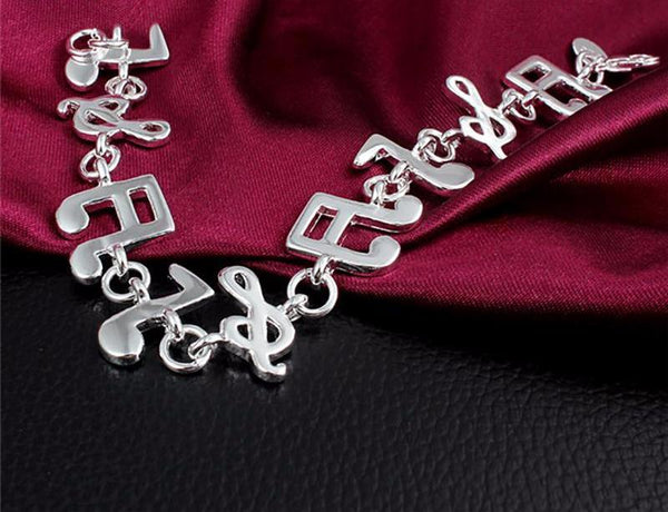 Luxury Musical Notes Charm Bracelet