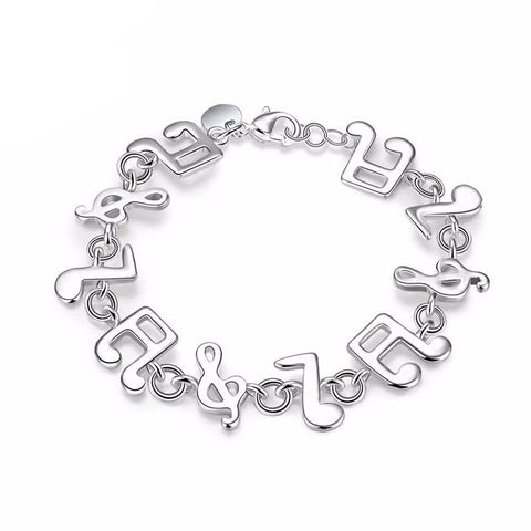 Luxury Musical Notes Charm Bracelet