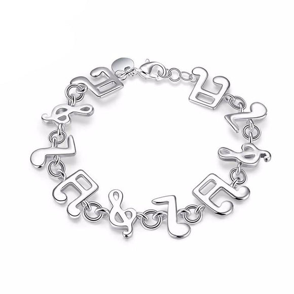 Luxury Musical Notes Charm Bracelet