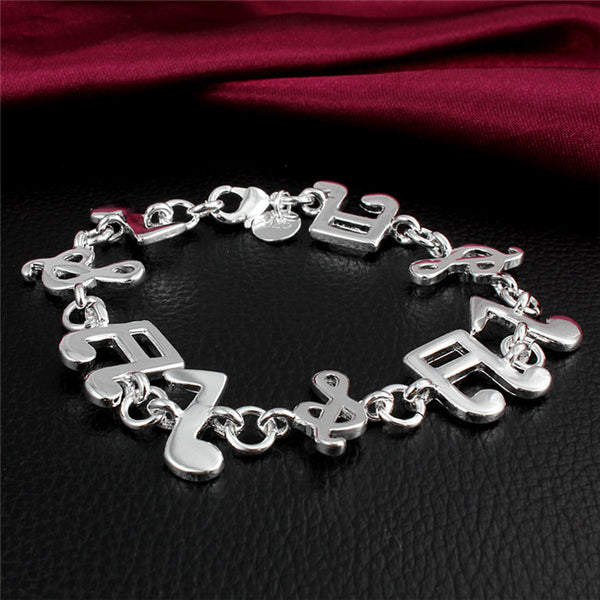 Luxury Musical Notes Charm Bracelet