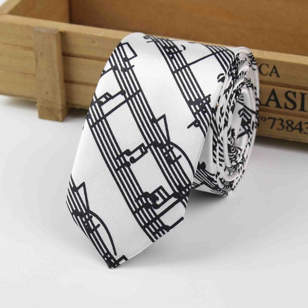 Music Themed Men's Fashion Necktie