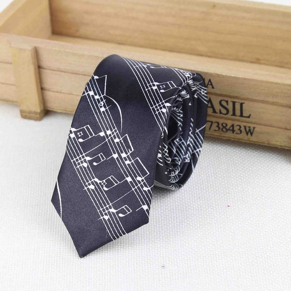 Music Themed Men's Fashion Necktie
