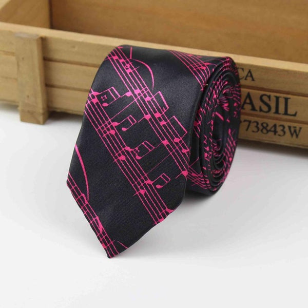 Music Themed Men's Fashion Necktie