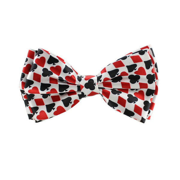 Music Pattern Two-layer Bow Tie