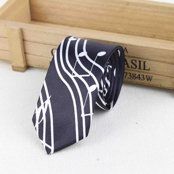Music Themed Men's Fashion Necktie