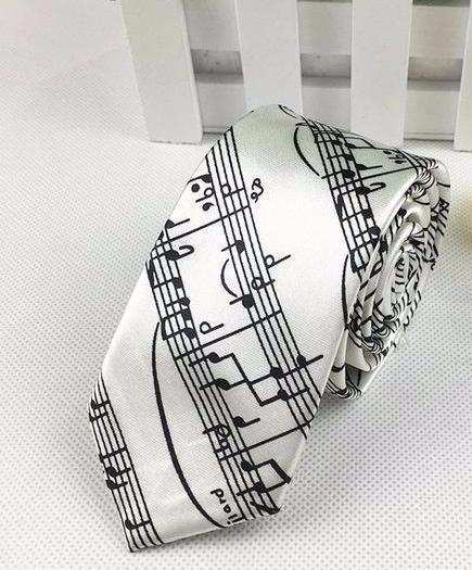Classic Fashion Music Themed Tie
