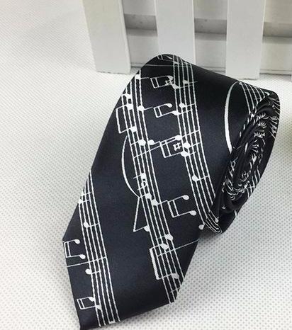 Classic Fashion Music Themed Tie