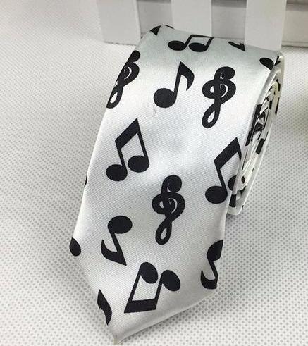 Classic Fashion Music Themed Tie