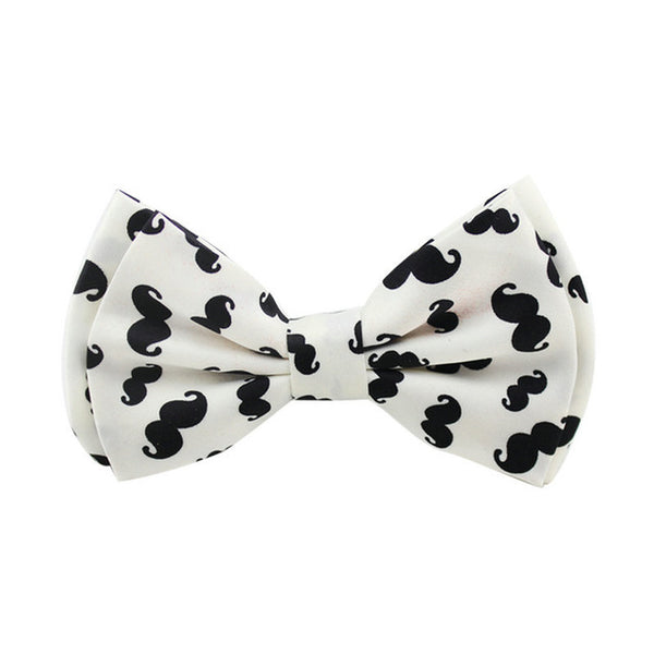 Music Pattern Two-layer Bow Tie