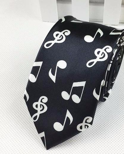 Classic Fashion Music Themed Tie