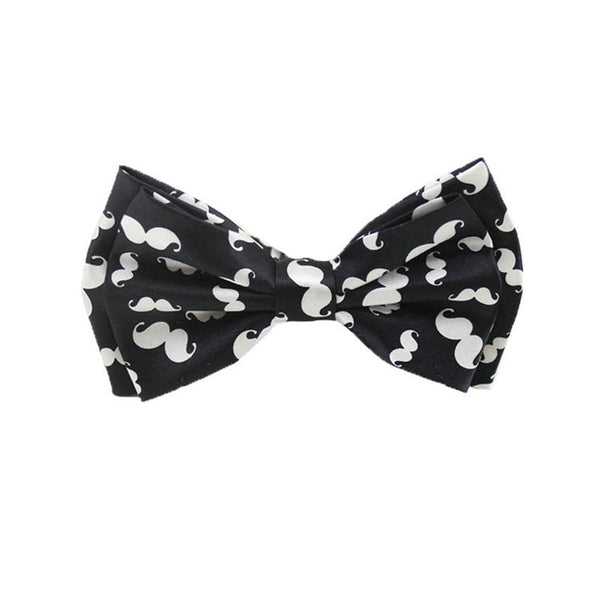 Music Pattern Two-layer Bow Tie