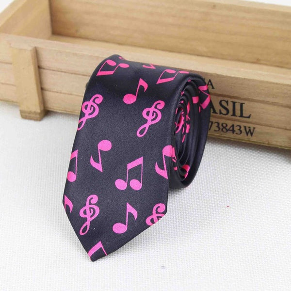 Music Themed Men's Fashion Necktie