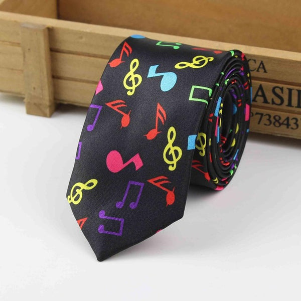 Music Themed Men's Fashion Necktie