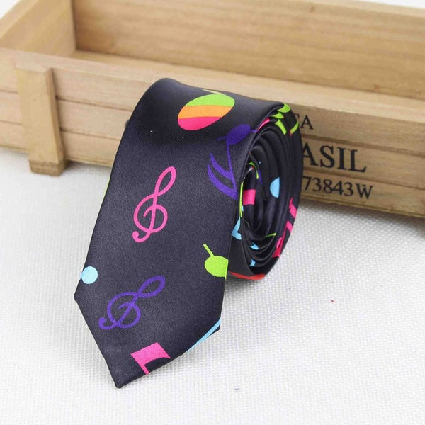 Music Themed Men's Fashion Necktie
