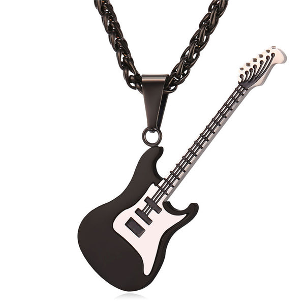 Electric Guitar Punk Rock Necklace