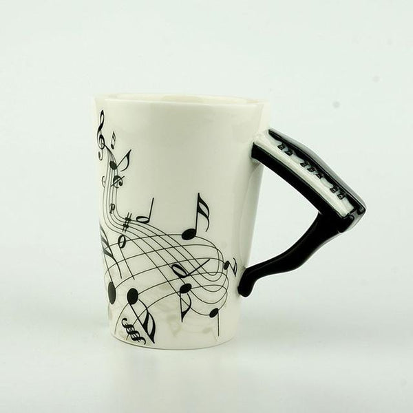 Piano Ceramic Coffee Cup