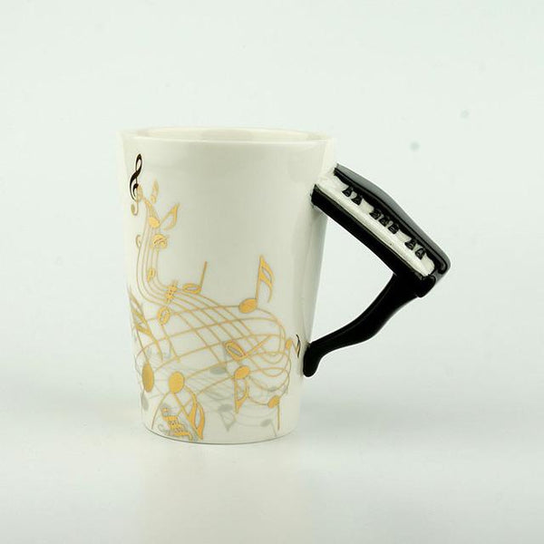 Piano Ceramic Coffee Cup