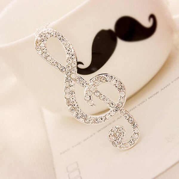 G Clef Shape Long Chain Necklace