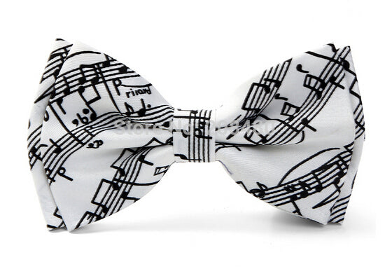 Music Score Mix Bow Tie